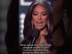 TOP 5 Q&amp;A! How do you think Miss Universe Dominican Republic answered? #missuniverse