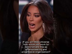 TOP 3 Q&amp;A! How would you answer this question? #missuniverse #71stmissuniverse