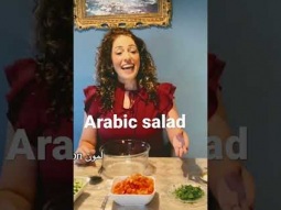 Learn how to make Arabic salad 