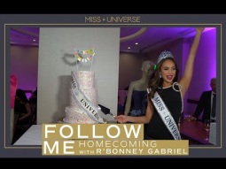 Miss Universe R&#39;Bonney Gabriel Homecoming Tour | FOLLOW ME | Miss Universe