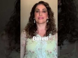 Learn how to say bored 
