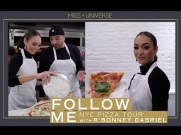R&#39;Bonney Gabriel Goes on a NYC Pizza Tour | Follow Me | Miss Universe