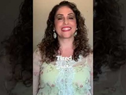 Learn to say tired in Arabic #tired  #arabic  #language  #grammar  #easy  #learning