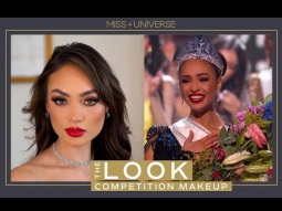 R’Bonney Gabriel PERFECTS HER COMPETITION MAKEUP! | The Look | Miss Universe
