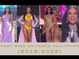 EVERY Past Miss Universe Philippines Delegate - ALL SHOW MOMENTS (2019-2022) | Miss Universe