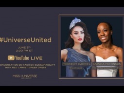 Fashion Sustainability with Miss Universe and Red Carpet Green Dress