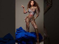Stepping into the cosmic behind the scenes shoot of the #queenofstage #myriamfares 