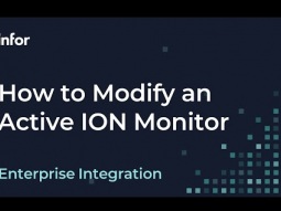 How to Modify an Active ION Monitor