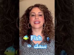 How to say fish in Arabic #fish #سمك #arabic #language #speakarabic #learning #easy #pronunciation