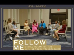 Harnaaz Sandhu Meets with United Houma Nation and AE Touch Technology | FOLLOW ME | Miss Universe
