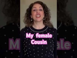 How to say my female cousin in Arabic #mycousin #family #arabic #language #speakarabic #learning