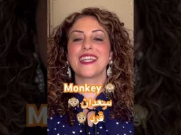 How to say monkey- Arabic #monkey #قرد #arabic #language #speakarabic #learning #pronunciation #easy