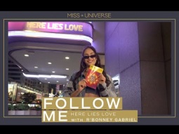 FOLLOW ME | Follow R&#39;Bonney as she attends Here Lies Love on Broadway! |  Miss Universe