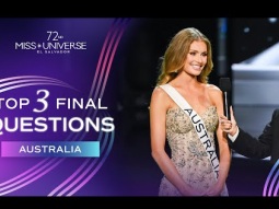 72ndMISS UNIVERSE - Australia&#39;s Final Question | Miss Universe
