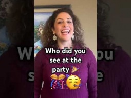 Who did you see at the party in Arabic #who #arabic #learning #easy #language #learn #pronunciation