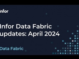 Infor Data Fabric April 2024 updates