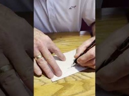 Don draws map of the world on a napkin