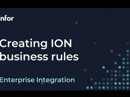Automating processes with ION business rules