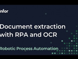 Extracting key values with Infor RPA’s OCR Activity