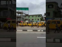 Driving in Lagos, Nigeria