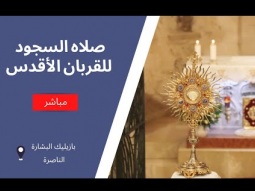 صلاه السجود للقربان الأقدس في بازيليك البشارة - ٢٩ آب ٢٠٢٤