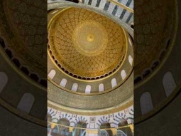 Golden Dome of the Rock from inside, Jerusalem