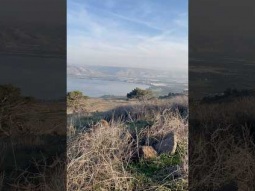 The southern part of the Sea of Galilee