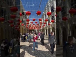 Decorations for new year in Macau