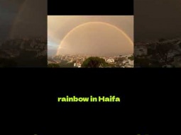 Rainbow in Haifa