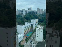 View from hotel in Hong Kong, Kowloon area