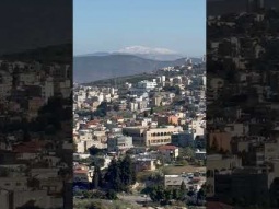 Mount Hermon as seen from Nazareth