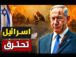 حرائق هائلة تلتهم اسرائيل | النيران تخرج عن السيطرة وتحاصر الجنود
