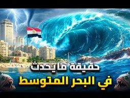 ماذا يحدث فى البحر المتوسط ؟ | حقيقة التسونامي القادم على مصر