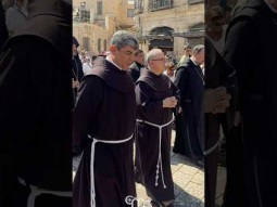 حارس الأرض المقدسة الجديد الأب فرانشيسكو يلبو الفرنسيسكاني يدخل رسميا الى القدس