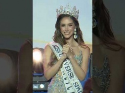 All our best wishes to the radiant Miss Universe Spain 2025, Andrea Valero  