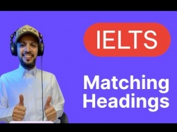 IELTS - Matching headings التدريب على الايلتس