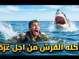 قرش يلتهم جندى إسرائيلي انتقام لأهل غزة | رعب فى إسرائيل