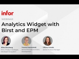 Infor OS Analytics Widget Webinar