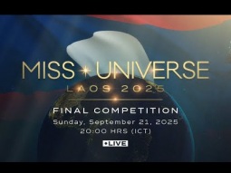 LIVE ⭐️ MISS UNIVERSE LAOS 2025 | Miss Universe