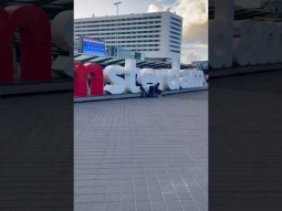 Schiphol Plaza outside airport in Amsterdam