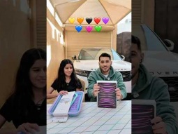 تحدي الالوان مع اختي 