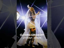 Myriam Fares lit up the LIV Golf closing ceremony with her spectacular show “The Myriam Show”