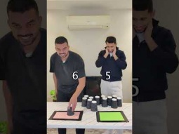 تحدي تجميع الأكواب 