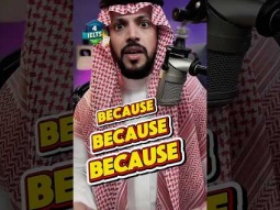 خفف من كلمة because #4ielts #ielts #ايلتس