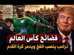 ترامب يدمر كرة القدم | تفتيش اللاعبين واعتقالات وطرد للحكام .. فضائح كأس العالم 2026