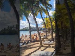 The beach in Mauritius 