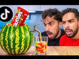 جربت خدع التيك توك الأكثر مشاهدة