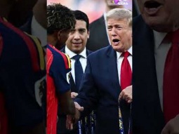يامين يامال يرفض مصافحة ترامب #كأس_العالم