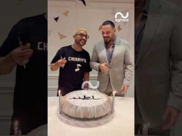رامي عياش وأحمد سعد يحتفلان بديو "سلطنة"