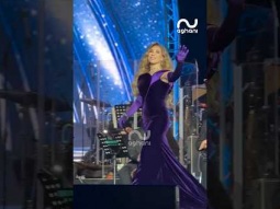 نجوى كرم على مسرح كوكا كولا أرينا في دبي